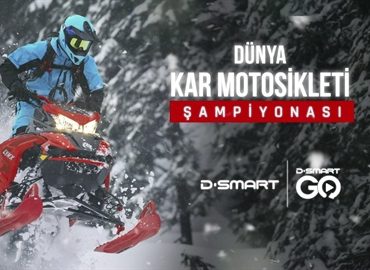 Erciyes’teki Dünya Kar Motosikleti Şampiyonası D Smart’tan yayınlanacak