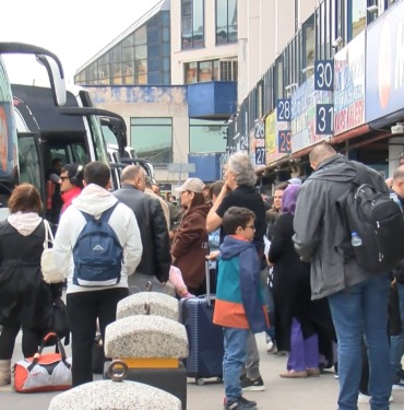 İstanbul- Otogarda bayram yoğunluğu devam ediyor