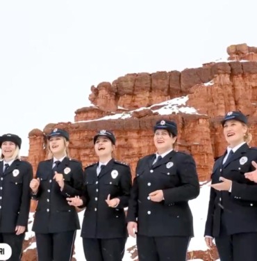 Erzurum polisinden 'Haydi Gel Erzurum'a Gel' klibi