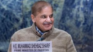 Pakistan's Prime Minister Shehbaz Sharif
